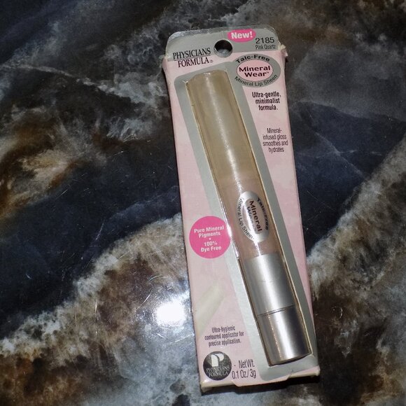 PHYSICIANS FORMULA MINERAL WEAR LIP GLOSS SMOOTHS & HYDRATES #2185 PINK QUARTZ - Picture 1 of 3